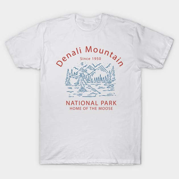 Denali Mountain T-Shirt by Easy On Me